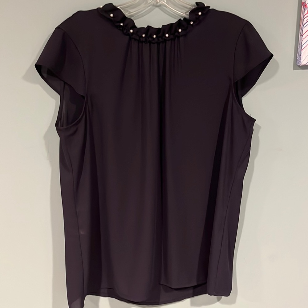 Karl Lagerfeld blouse size medium , navy